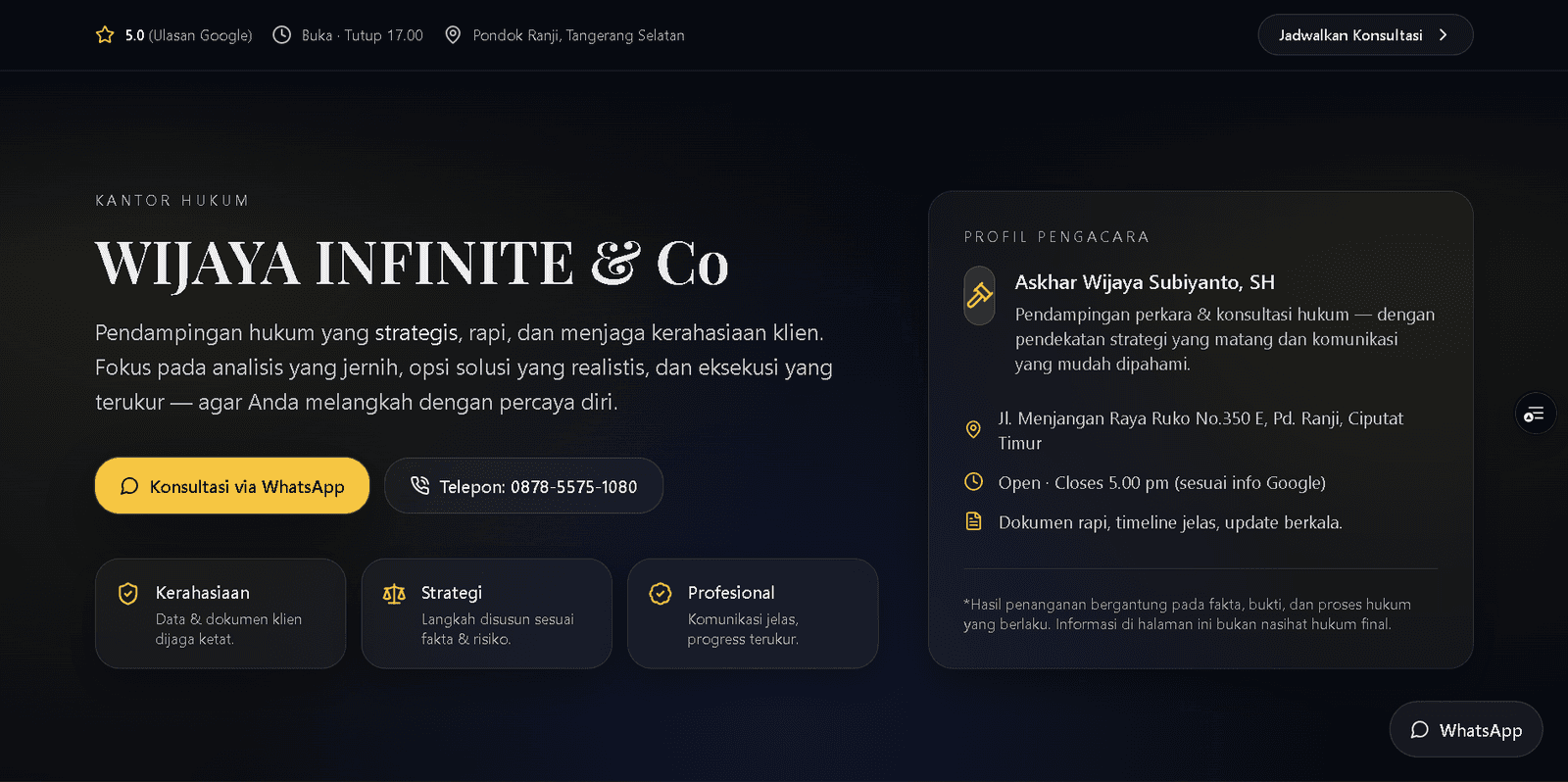Wijaya Infinite & Co